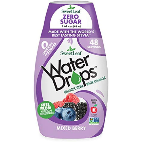 Sweetleaf Waterdrops, Mixed Berry, 1.62 Fl Oz (pack Of 1)