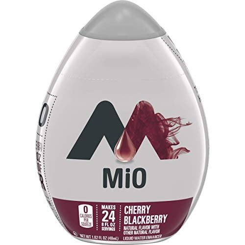 Mio Cherry Blackberry Liquid Water Enhancer Drink Mix (1.62 Fl Oz Bottle), Set Of 4