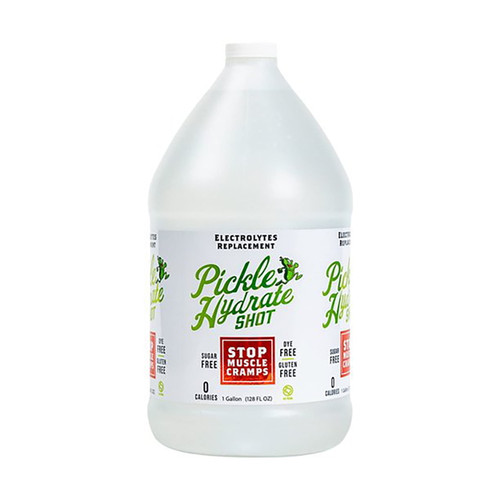 Pickle Hydrate Shot For Cramps Relief- Electrolyte Replacement Pickle Juice Drink Extra Strength, Sugar-free, Rehydration Pickle Brine Sports Drink With No Caffeine Gluten-free 128 Oz, Dye Free