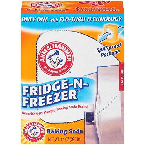 Arm & Hammer Baking Soda Fridge-n-freezer Odor Absorber, Orange , 14 Ounce (pack Of 12)
