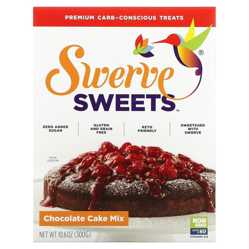 Swerve Sweets Chocolate Cake Mix 10.6 Oz (300 G)