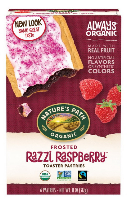 (price/case)nature's Path 41024u Raspberry Frosted Toaster Pastry 12-11 Ounce