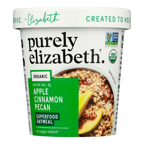 (price/case)purely Elizabeth - Oatmeal Apple Cinnamon Pecan - Case Of 12-2 Oz