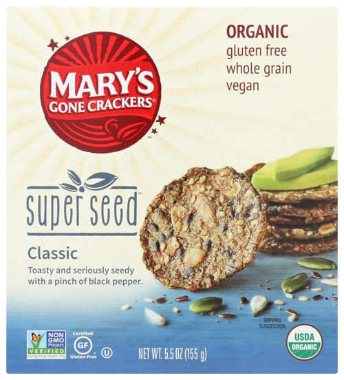 Mary's Gone Crackers® Super Seed Classic Crackers, 5.5 Oz.