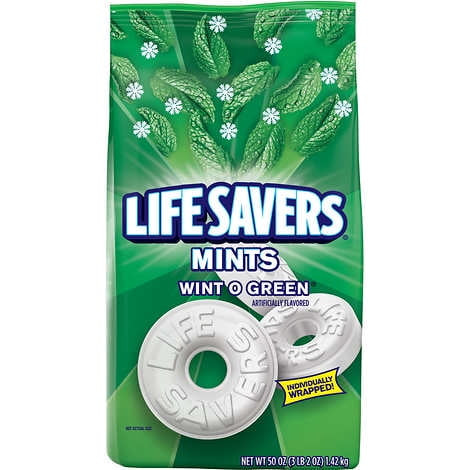 Life Savers Mint O Green Mints Flavored Candy 60 Oz.