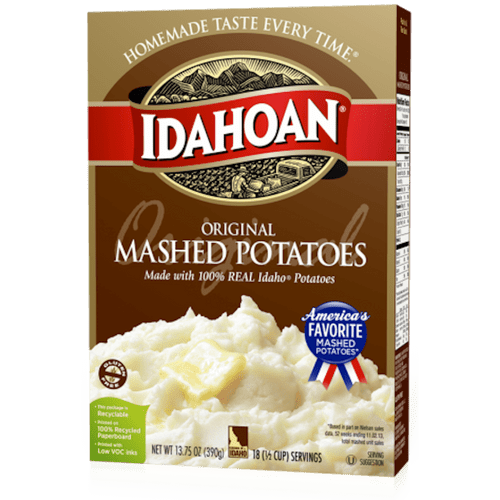 Idahoan Original Mashed Potatoes, 13.75 Oz Box