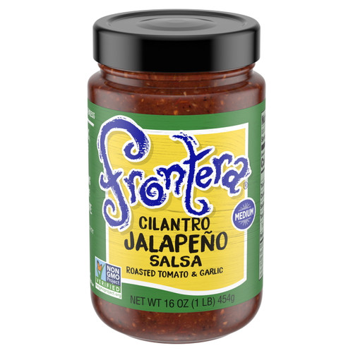 Frontera Gourmet Mexican Jalapeño Cilantro Salsa, Medium, 16 Oz.