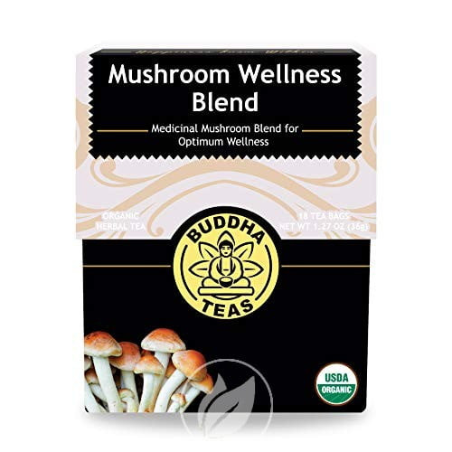 Buddha Teas Organic Mushroom Wellness Blend 18 Bag
