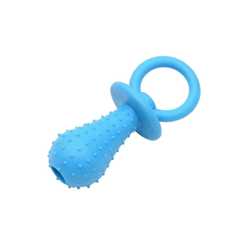 Nuolux Pet Pacifier Toy Rubber Puppy Dog Cat Molar Pacifier Tooth Cleaning Toy With Bell Insided (random Color)