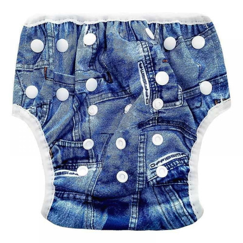 Baby Reusable Swim Diaper, Washable One Size Adjustable Training Swimsuit Diaper Swim Underwear For Infant Toddler