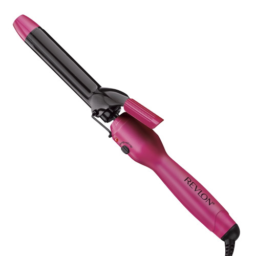 Revlon Pro Collection Professional 1" Tourmaline Ceramic Spring Curling Iron, Pink