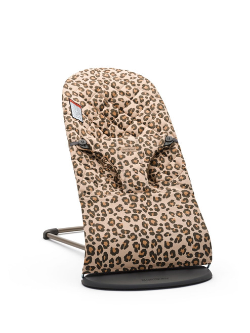 Baby Bjorn Bouncer Bliss, Quilted Cotton - Beige Leopard
