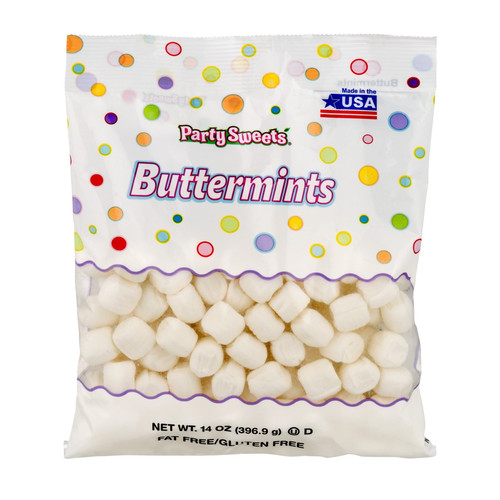 Party Sweets 14 Oz. White Buttermints, 50 Count