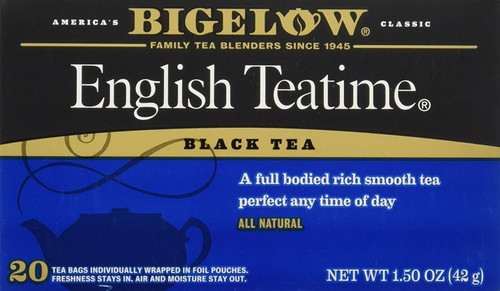 Bigelow Tea - 3 Packs Of 20 Bags English Teatime