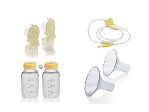 Medela Freestyle Breast Pump Replacement Parts Kit With Medium 24 Mm Breast S...