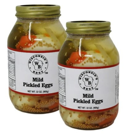 Wisconsin's Best Mild Pickled Eggs, 32 Oz, 2 Ct