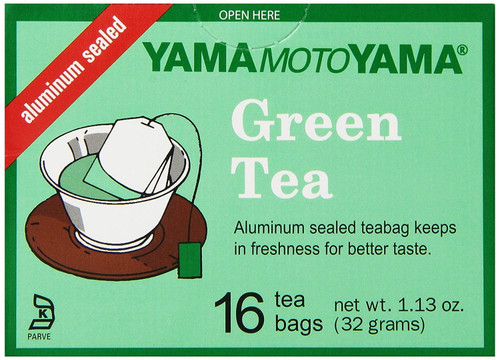 Yamamotoyama Sencha Green Tea, 16 Tea Bags, 1.13 Ounce