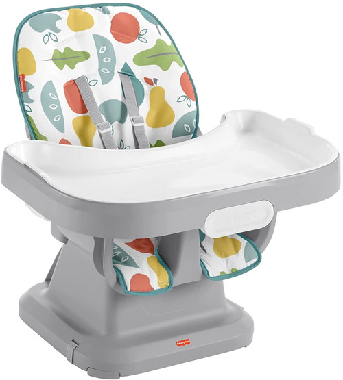 Fisher-price Spacesaver Simple Clean High Chair Pearfection, Portable Baby-to-toddler Dining Chair And Booster Seat With Easy Clean Up Features [ Exclusive]