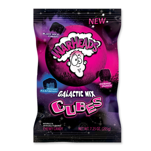 Warheads Galactic Cubes, 7.25 Oz. Sour Gummy Candy