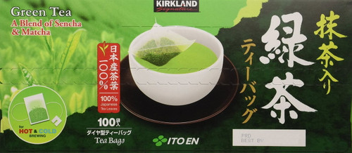Kirkland Ito En Matcha Blend Japanese Green Tea-100 Ct 1.5g Tea Bags