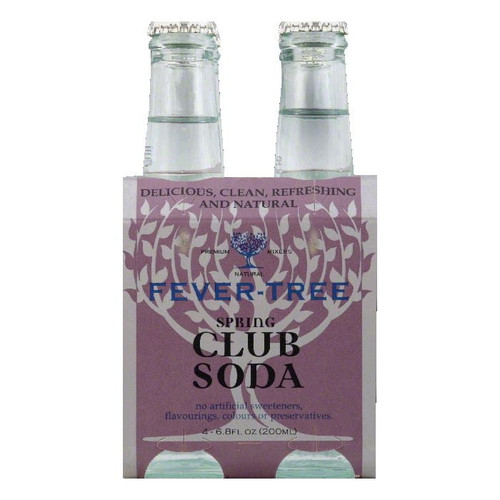 Fever Tree Spring Club Soda, 6.8 Fo (pack Of 6)