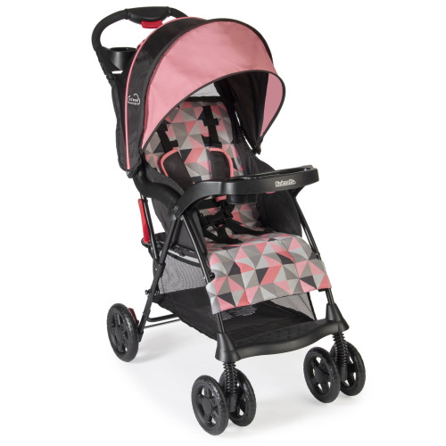 Kolcraft Cloud Sport Lightweight Stroller, Coral, Girl