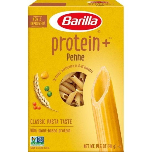 Barilla Protein Plus Penne Pasta, 14.5 Ounce -- 12 Per Case.