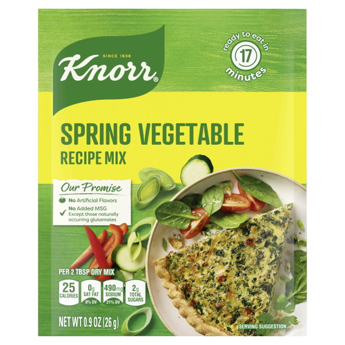 Knorr Spring Vegetable Soup And Recipe Mix, No Artificial Flavors, 0.9 Oz