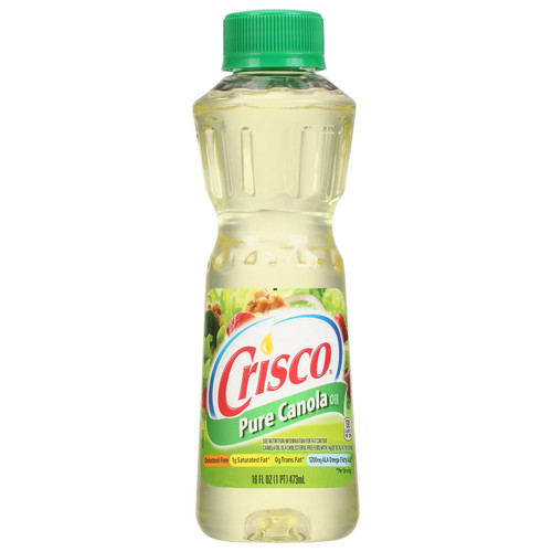 Crisco Pure Canola Oil, 16 Fl Oz