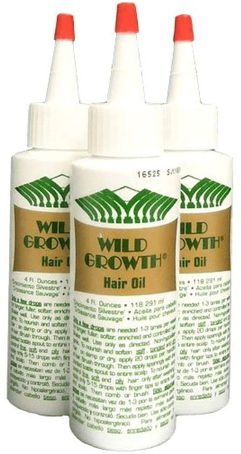 Wild Growth Hair Oil (3 Bottles)