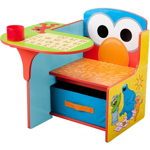 Sesame Street Elmo Toddler Desk Chair With Storage