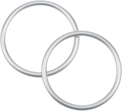 2 Pieces Baby Slings Aluminum Sling Rings Baby Sling Rings Baby Carrier Sling Adjustment Rings For Baby Carrier And Slings - Silver