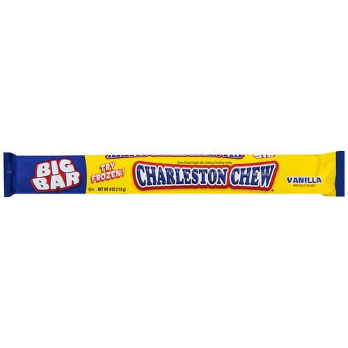Charlestone Chew Chewy Nougat, With Chocolate, Vanilla, 4 Oz