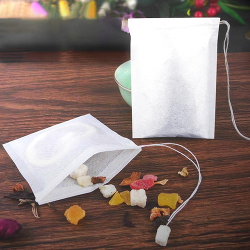 Siaonvr 400pc Disposable Tea Filter Bags Empty Drawstring Bags For Loose Leaf Tea