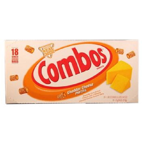 Product Of Combos, Cheddar Cheese Pretzel, Count 18 (1.8 Oz) - Cookie & Cracker / Grab Varieties & Flavors