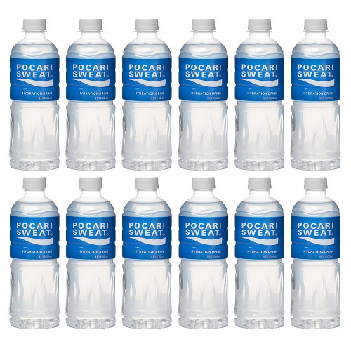 Pocari Sweat 16.9oz Ion Sports Drink, 12 Pack, Pet Bottles