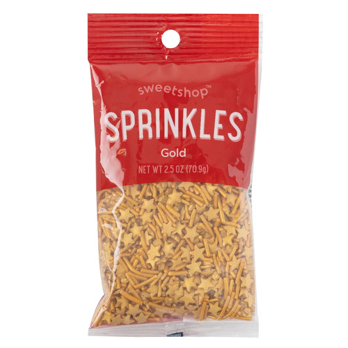Sweetshop Gold Sprinkle Mix, 2.5oz - Dessert Sprinkles & Decorations