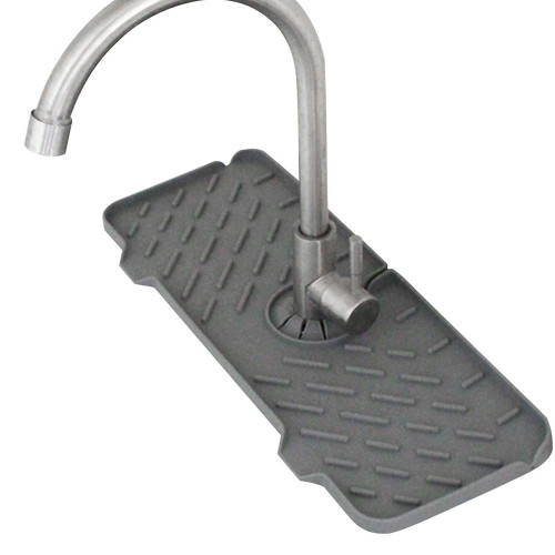 Fovolat Silicone Faucet Drip Tray Sink Splash Guard Mat Sink Draining Mat For Kitchen Faucet Bathroom Faucet Splashbacks For Wash Basin Amazing