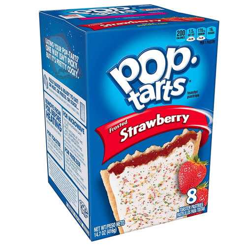 Pop-tarts Breakfast&nbsp;toaster Pastries, Frosted Strawberry Flavored, 14.7 Oz (8 Count)