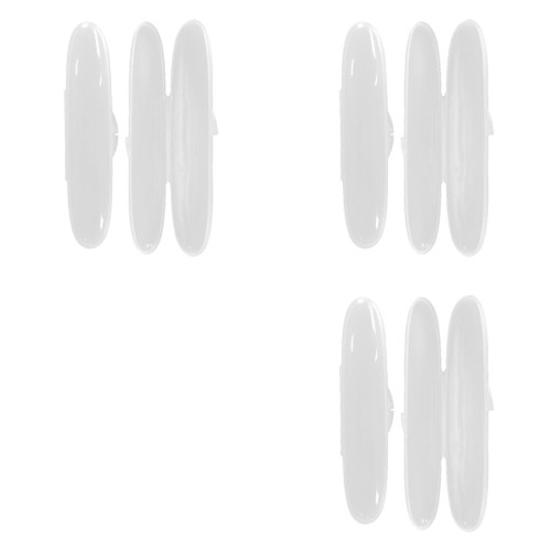 3pcs Baby Spoon Storage Box Infant Silicone Feeding Spoon Pp Transparent Travel Case Tableware Storage