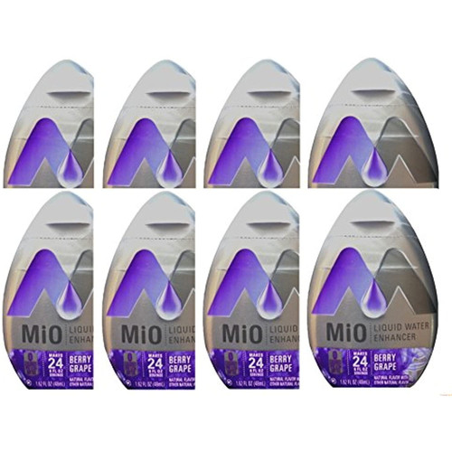 Mio Liquid Water Enhancer New Flavor Berry Grape (pack Of 8)