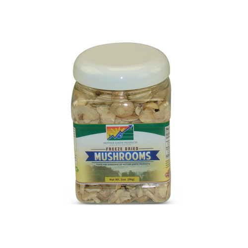 Mother Earth Products Freeze Dried Sliced Mushrooms, Jar