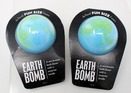 Da Bomb Bath Fizzers Earth Bomb Sea Breeze Fragrance  Pack Of 2