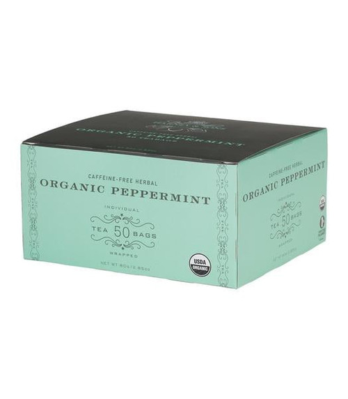 Harney & Sons, Organic Peppermint, Caffeine Free, 50 Ct