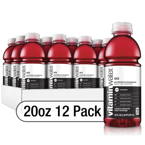 Glac√©au Vitaminwater Xxx Acai Blueberry Pomegranate 12 X 20 Oz Acai Blueberry Pomegranate
