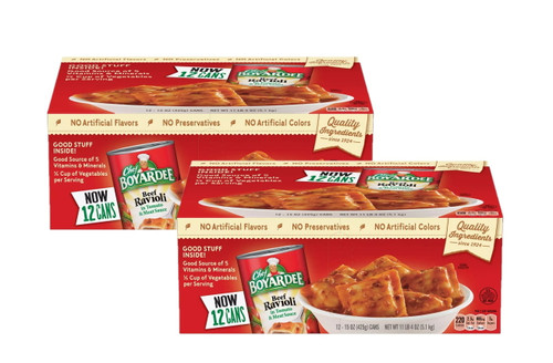 2 Pack | Chef Boyardee Beef Ravioli (15 Oz., 12 Pk.)