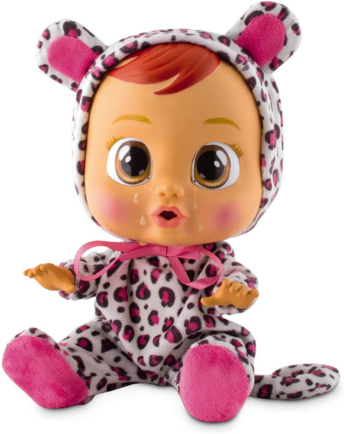 Cry Babies Lea The Leopard, Baby Doll, Multicolor, Lea Really Cries When You Remove Her Pacifier By Visit The Cry Babies Store