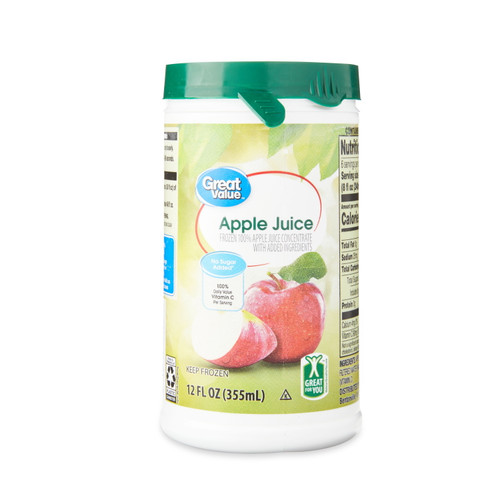 Great Value Frozen Apple Juice, 12 Fl Oz