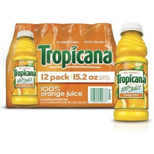 Tropicana Orange Juice - 12/15.2 Oz. Bottles By Tropicana