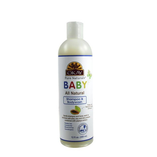 Okay Okay-babysb12 12 Oz, 355 Ml Baby Shampoo & Body Wash